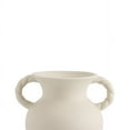 thumbnail image 4 of Home Decor Collection Sterling & Noble Home Off-White Ceramic Tabletop Vase with Knotted Design Handle, 10.87" Tall, 4 of 15