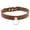 Brown, variant on O Ring Choker Necklace for Women Colorful Black Pink Gifts Stainless Steel Necklace Adjustable Goth Pendant Simple Personalized Jewelry Pink