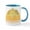 White/Blue Inside, variant on CafePress - Bumblebee Mugs - 11 oz Ceramic Mug - Novelty Coffee Tea Cup