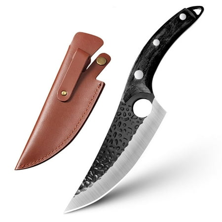 Viking Knife Butcher Boning Knife 6 inch Forged Fishing Fillet & Bait Knives with Gift Box Carbon Stainless Steel Sharp Kitchen Chef Knife for BBQ Camping Outdoor