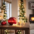 thumbnail image 6 of Goodw7 Christmas Deer Decor Set, 2-Piece Resin Reindeer Sculptures with Natural Look, Cozy Holiday Ornaments for Entryway Shelf Bedroom Desk Living Room Mantel, 6 of 8