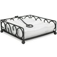 thumbnail image 2 of Home Basics Scroll Collection Steel Napkin Holder with Weighted Pivoting Arm, Black, 2 of 5