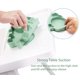 thumbnail image 2 of Platos de silicona para bebés divididos - Platos portátiles antideslizantes con ventosa para niños pequeños para bebés y niños Plato de cena para bebés sin BPA, apto para lavavajillas y microondas, 2 of 7