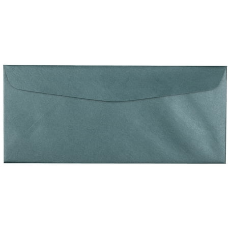 UPC: 0707152640114 | JAM Paper & Envelope No. 10 Envelopes  4 1/8 x 9 1/2  Deep Green Metallic  50/Pack