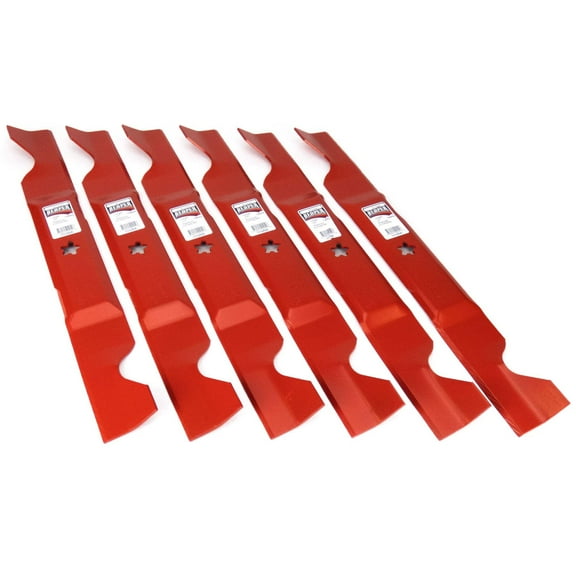 (6) Blades for AYP & Poulan 46" YTH2146XP, YTH2546, 532405380, 594892801