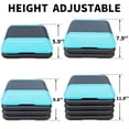 thumbnail image 2 of Ataucjin Step Aerobic Platform With 4 Risers, Height-Adjustable Step Aerobics Platform For Home Gym Exercise Fitness Workout 16"x16", 2 of 7