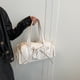 thumbnail image 4 of Bolso Axila Bandolera Lazo Billetera Mano Gran Capacidad (Beige), 4 of 9