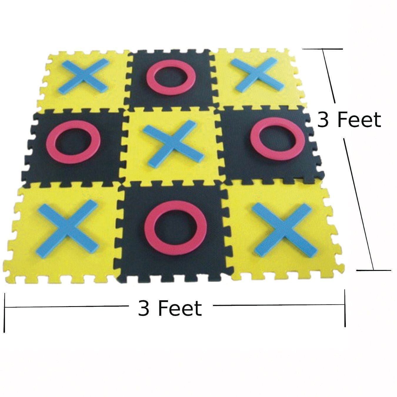 S&S Worldwide Jumbo Foam Tic-Tac-Toe. Connect Tiles to