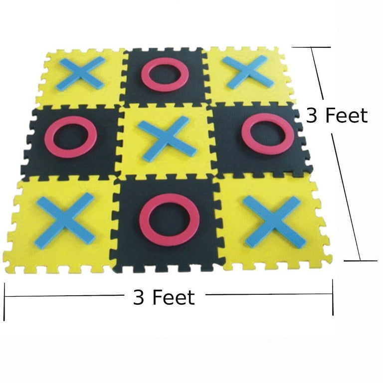 S&S Tic-Tac-Toe 6 and up, 9 Board Tiles Game - Walmart.com