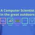 thumbnail image 3 of CafePress - A Computer Scientist In The Great Outdoors (Light) - Men's Classic Graphic Cotton T-Shirt, 3 of 4