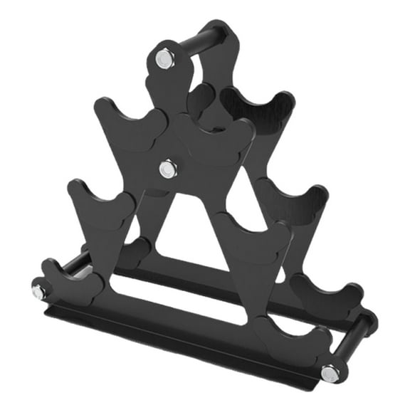 golytefs 3 Tier Dumbbell Rack Stand Dumbbell Tree Stand Holds 3 Pairs for Fitness Workout