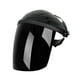 thumbnail image 3 of Equipo de protección del casco de soldadura, máscara de soldadura montada en la cabeza visible, profesional, escudo de cara para pulir otro trabajo Black Top Negro, 3 of 8
