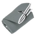 thumbnail image 1 of Uxcell Microfiber Waffle Pattern Golf Towel with Lock Clip - [Grey - 23.6 IN] Golf Club Towel, 1 of 6