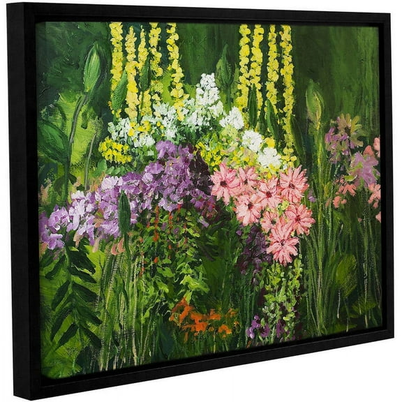 ArtWall Allan Friedlander "Flower Dance" Gallery-wrapped Floater-framed Canvas