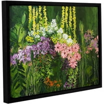 ArtWall Allan Friedlander "Flower Dance" Gallery-wrapped Floater-framed Canvas