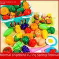 thumbnail image 1 of Juguete para cortar frutas Che Che Le Girl Simulación de canasta de pastel de verduras Juego de cocina de juguete para niños, 1 of 5
