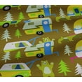 thumbnail image 5 of oneOone Cotton Jersey Dark Mustard Fabric Camping Hike Point Dress Material Fabric Print Fabric By The Yard 58 Inch Wide, 5 of 6