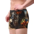 thumbnail image 3 of Bingfone Flower Crown Dog Men's Underwear - Casual Stretch Boxer Briefs-Large, 3 of 7