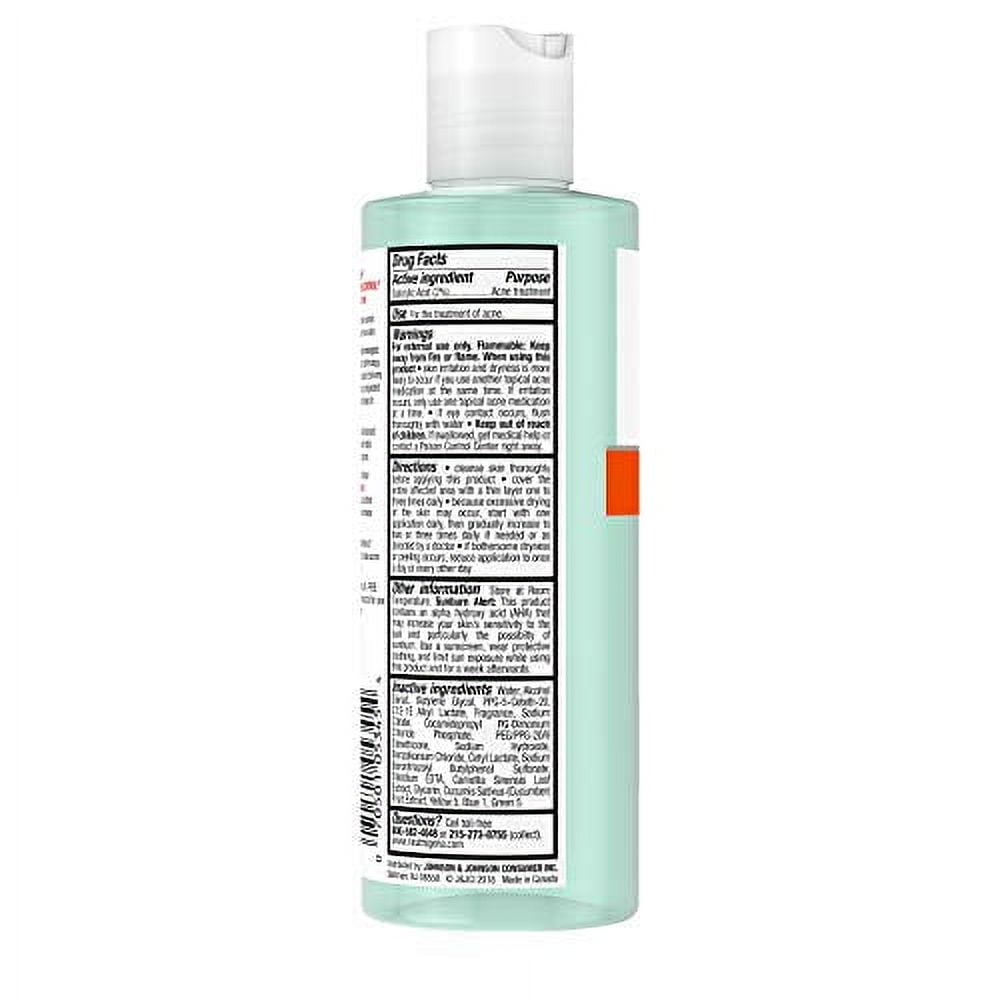 Acne-Fighting Stress Control Triple-Action Toner, Soothing And Refreshing Toner With Salicylic Acid Acne Medicine, Green Tea, And Cucumber Extract, 8 Fl. Oz ( Pack Of 4)