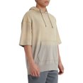 thumbnail image 5 of EPIC Studio Men's & Big Men's Ombre Dip Dye French Terry Short Sleeve Hoodie Sweatshirt, Sizes S-4XL, 5 of 8