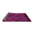 thumbnail image 2 of Ahgly Company Indoor Square Checkered Pink Modern Area Rugs, 4' Square, 2 of 4