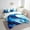 Blue, variant on Erosebridal Ocean Waves Bedding Sets Twin Size,Marine Theme Comforter Sets with Sheets,Sea Decoration,Breathable,7pcs