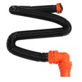 thumbnail image 1 of Kit de Tuyau d'Égout pour Véhicule Récréatif, Matériau PP Résistant, Tuyau Détachable avec Raccord Pivotant de 90° pour Véhicule Récréatif, Kit de Tuyau de Vidange, 1 of 7