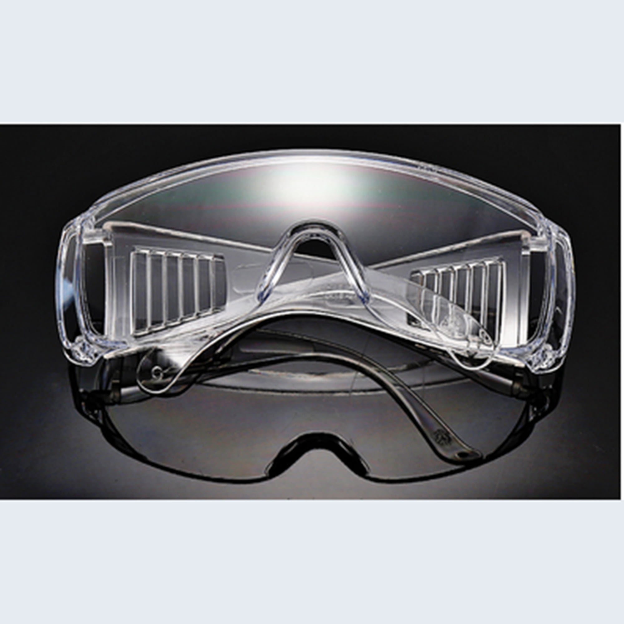 Anti-impact Hard Plastic Eyes Protective Goggles Glasses For Outdoor Lab Work 
