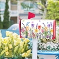 thumbnail image 6 of Spring Colorful Flowers Mailbox Covers Magnetic Standard Size 18" X 21",Watercolor Butterfly and Flowers Summer Mailbox Wraps Post Letter Box Cover for Holiday Garden Yard Decor, 6 of 6