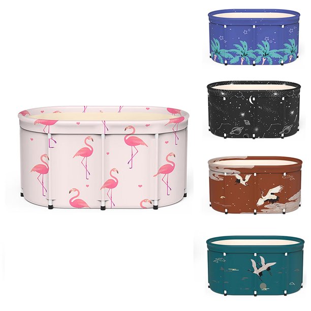 Portable Bathtub Thick Plastic Folding Bath Tub for Adults