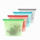 thumbnail image 3 of 4-Pack Reusable Silicone Food Storage Bags for Freezer and Sandwich Use, 3 of 5