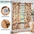 thumbnail image 5 of Chocolate Chip Cookies Blackout Curtains Thermal Insulation 63 inch Grommet for Bedroom Living Room Bathroom Kitchen Windows 2 Pack, 5 of 6