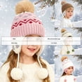 thumbnail image 3 of Mnyotv Toddler Boys Girls Beanie Hat with Ear Flaps Winter Soft Fleece Knitted Cap for Kids, 3 of 5