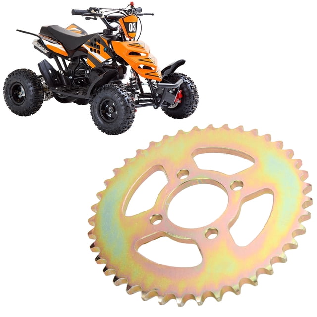 Piezas de Engranje de Cadena, 4 Agujeros de Larga Vida Útil de 40t Sprocket de Cadena Polaco Tratamiento Térmico de Superficie Resistente Al Desgaste de 58 mm Para bicicleta