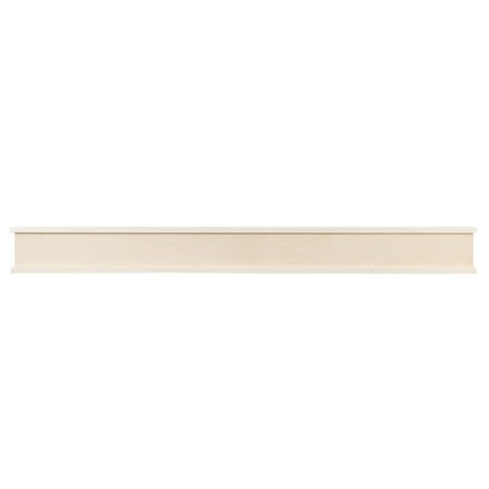 

Modern Ember Muirwood 72 Inch Maple Wood Fireplace Mantel Shelf | Unfinished Elegant Transitional Design