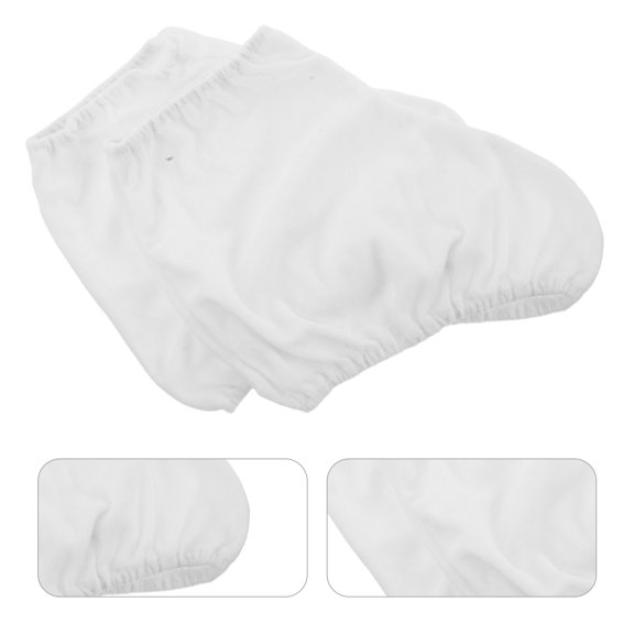 UPOUART Figure Skating Boot Protectors White Fluffy Universal Fit for Shoes