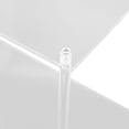 thumbnail image 2 of Riousery Clear Acrylic 2-Tier Side Table, Modern Lightweight Bedside End Table Nightstand for Living Room and Bedroom, 15.7x11.8x19.7 in / 40x30x50 cm, 2 of 5