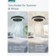 thumbnail image 3 of Ventilador de techo LEDIARY, control remoto sin aspas de 22 pulgadas, 6 velocidades, 3000-6000 K, 3 of 7