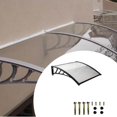 thumbnail image 1 of Toldo para Puerta Shamjiam Marquesina para Ventana Largo por Pared 120cm, 1 of 8