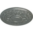 thumbnail image 3 of 30 5/8"OD x 2 1/2"P Tellson Ceiling Medallion (Fits Canopies up to 6 3/4"), Hand-Painted Platinum, 3 of 7