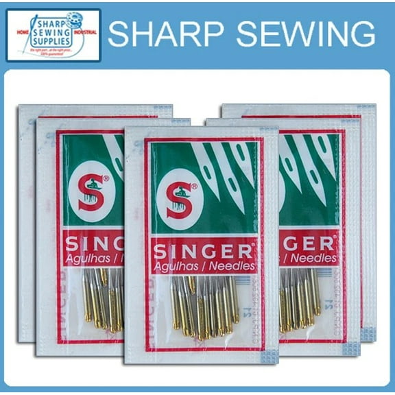 Teamwork 50 EACH SINGER 2045 GOLD TIP HOME SEWING MACHINE NEEDLES   SIZE#9