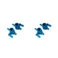 thumbnail image 4 of Vogacara 2 piezas 1:28 RC coche rueda trasera eje taza portátil modificado mejora Color sólido exquisitos accesorios de Base de neumático Azul 2piezas, 4 of 6