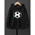 thumbnail image 3 of Mikrdoo Cool Soccer Print Boys Casual Pullover Long Sleeve Hoodies, Boys Sweatshirt For Spring Fall Winter, 7-15T Kids Hoodie Tops Outdoor, 3 of 9