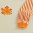 thumbnail image 4 of UAYOTSE Toddler Baby Outfit Boy Girl Crew Sweatshirt and Pants Set Fall Baby Clothes(2-3 Years,B85-Orange), 4 of 6