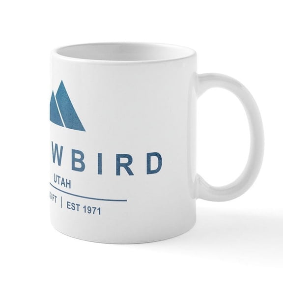 CafePress - Snowbird Ski Resort Utah Mugs - 11 oz Ceramic Mug - Novelty Coffee Tea Cup