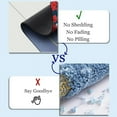 thumbnail image 3 of Diatomaceous Earth Bath Mat,Purple, Gold and Blue Marble Non-Slip Volume Super Absorbent Fast Drying for Bathroom Kitchen Door mat,Eco-Friendly Easy to Clean, 3 of 10