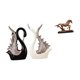 thumbnail image 1 of Escultura De Cerámica De Cisne Y Caballo, Adorno Artístico Coleccionable Para Escritorio, Estante, Aniversario, Chimenea Y Sala De Estar, Decoración Del Hogar., 1 of 8