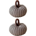 thumbnail image 5 of olkpmnmk 8Pcs Mini Crochet Pumpkins, Artificial Knit Pumpkins Fall Decor for Decorating Thanksgiving, Handmade Knit Pumpkins for Farmhouse Autumn Table Halloween Harvest Home Decor, 5 of 5