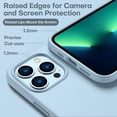 thumbnail image 5 of ImpactStrong Heavy Duty Silicone Case for iPhone 13 Pro Max [Drop Protection] Rubber Gel Cover with [Soft Anti-Scratch Microfiber Interior] Shockproof Phone Case for iPhone 13 Pro Max - Light Blue, 5 of 9