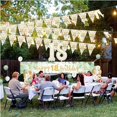 thumbnail image 5 of 18th Birthday Decoration, MMTX Green Gold Decoration 18th Birthday Girls and Boys Decoration Set, Long Size Happy 18th Birthday Banner Background 274 x 37 cm, Garland Bunting Confetti Balloons, 5 of 7